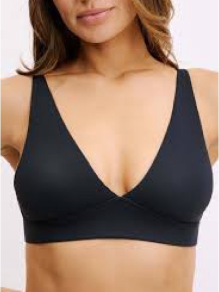 Danskin Black V-Neck Wireless Bralette